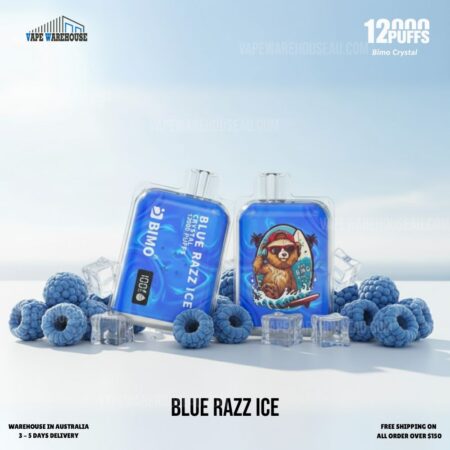 BIMO Crystal 12000 Puffs Blue Razz Ice