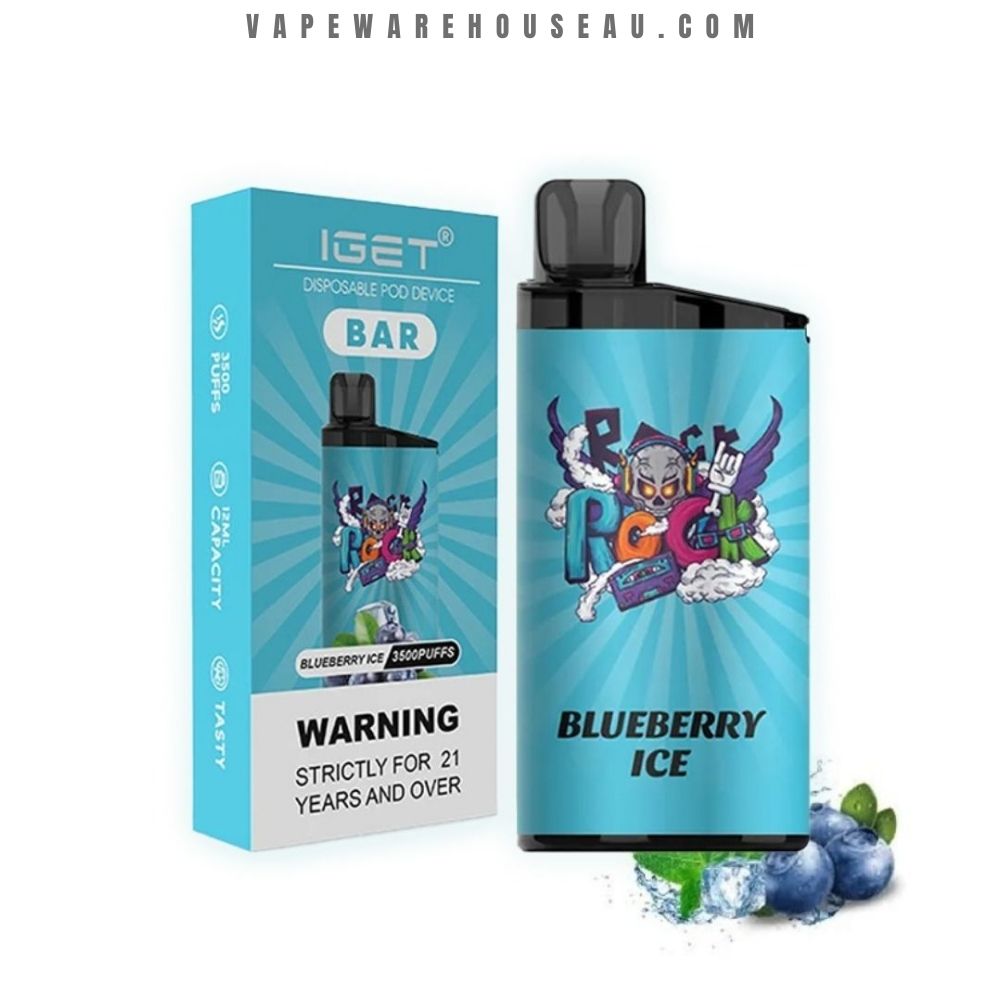 IGET Bar 3500 Puffs Blueberry Ice 1 IGET Bar 3500 Puffs Blueberry Ice