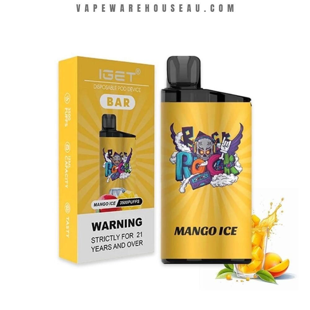IGET Bar 3500 Puffs Mango Ice 1 IGET Bar 3500 Puffs Mango Ice