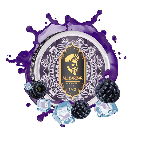 ALIBARBAR Nicotine Pouches Blackberry Ice 1 ALIBARBAR Nicotine Pouches Blackberry Ice