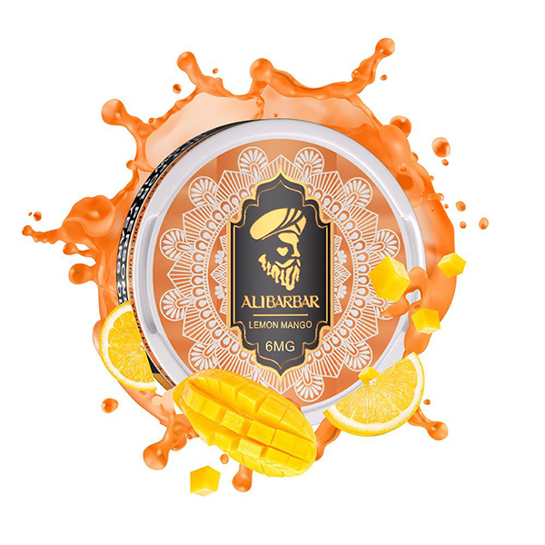 ALIBARBAR Nicotine Pouches Lemon Mango 1 ALIBARBAR Nicotine Pouches Lemon Mango