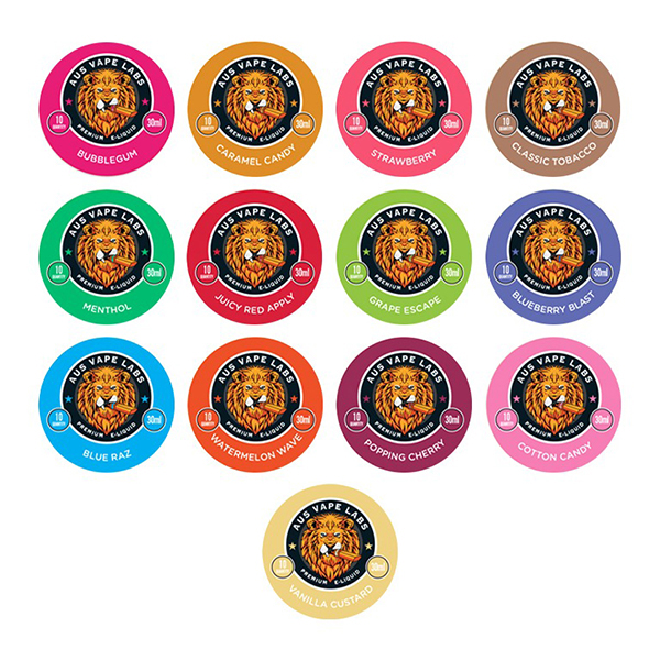 AUS VAPE LABS 30ml E-Liquid Bottle 2 AUS VAPE LABS 30ml E-Liquid Bottle