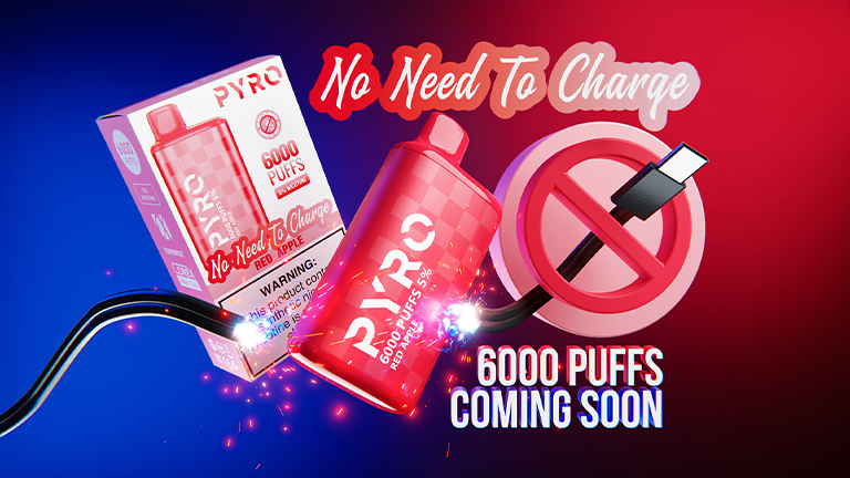 PYRO 6000 Puffs Ice Blueberry 3 PYRO 6000 Puffs details
