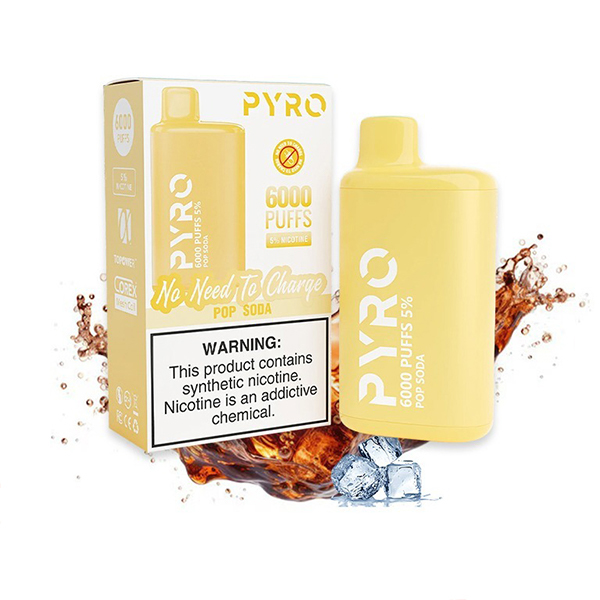 PYRO 6000 Puffs Pop Soda 1 PYRO 6000 Puffs Pop Soda