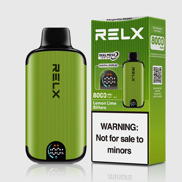 RELX MagicGo 8000 Puffs Lemon Lime Bitters 1 RELX MagicGo 8000 Puffs Lemon Lime Bitters
