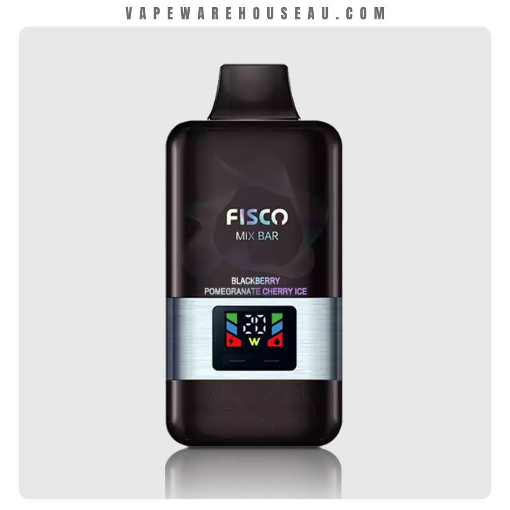 FISCO MIX BAR 12000 Puffs Blackberry Pomegranate Cherry Ice 1 FISCO MIX BAR 12000 Puffs Blackberry Pomegranate Cherry Ice