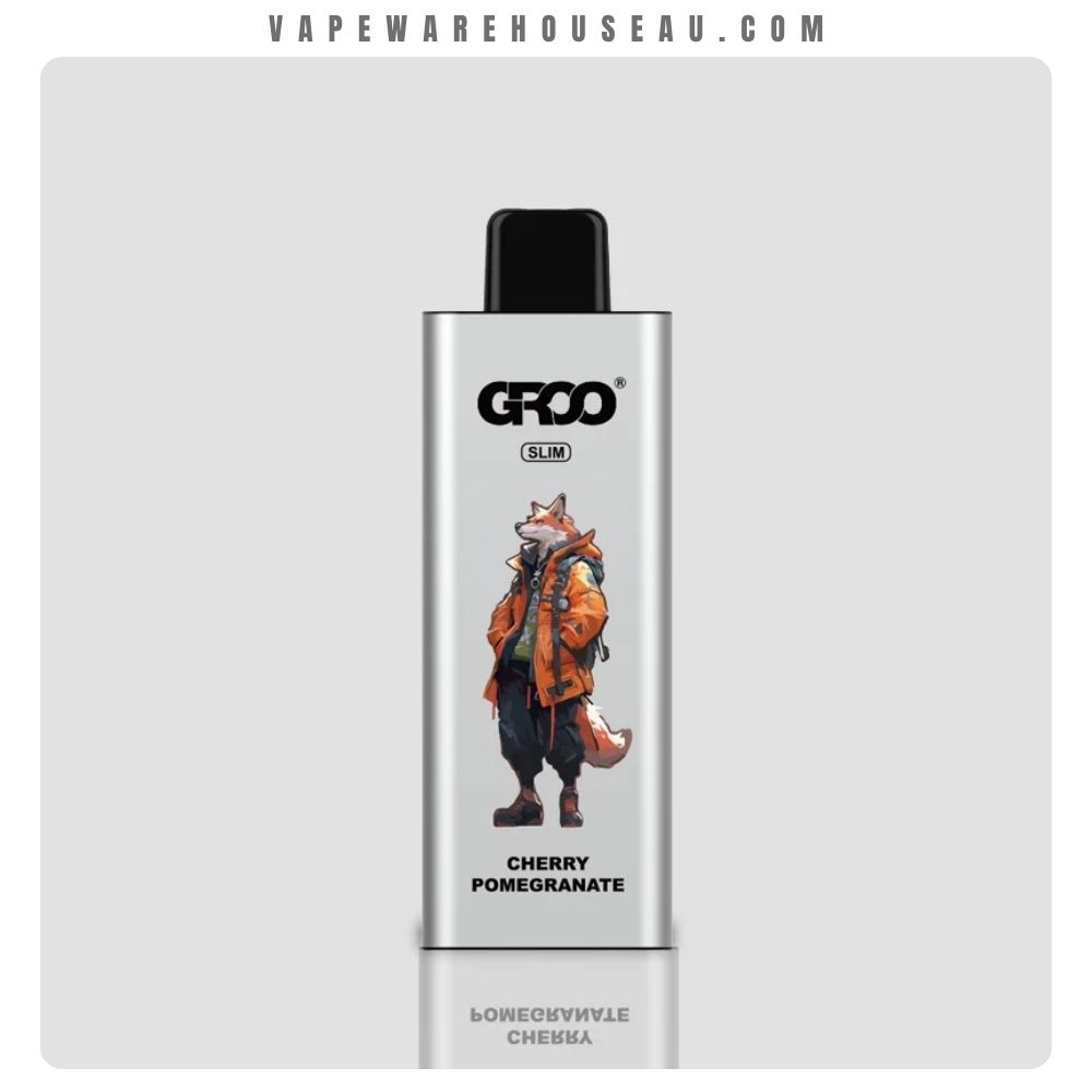 GROO Slim 9000 Puffs Cherry Pomegranate 1 GROO Slim 9000 Puffs Cherry Pomegranate