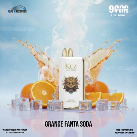 Kuz LUX 9000 Puffs Orange Fanta Soda