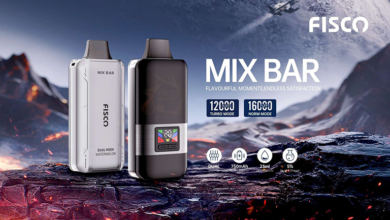 FISCO MIX BAR 12000 Puffs Pineapple Coconut 2 FISCO MIX BAR 12000 Puffs details