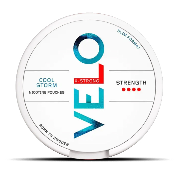 VELO Nicotine Pouches Cool Storm X-Strong 1 VELO Nicotine Pouches Cool Storm X-Strong