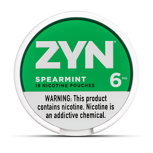 ZYN Nicotine Pouches Spearmint 6mg 1 ZYN Nicotine Pouches Spearmint 6mg