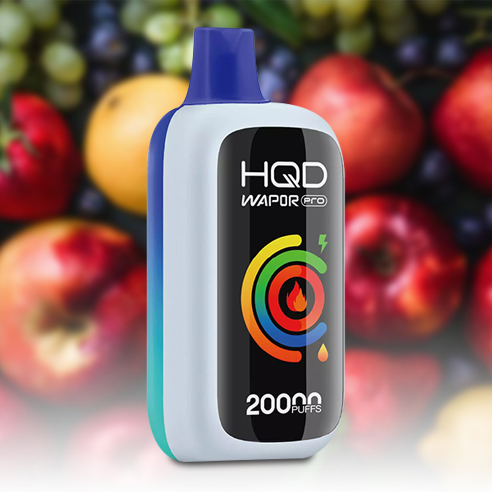HQD Cuvie Slick 20000 Puffs Apple Grape 1 HQD WAPOR PRO 20000 Puffs Apple Grape