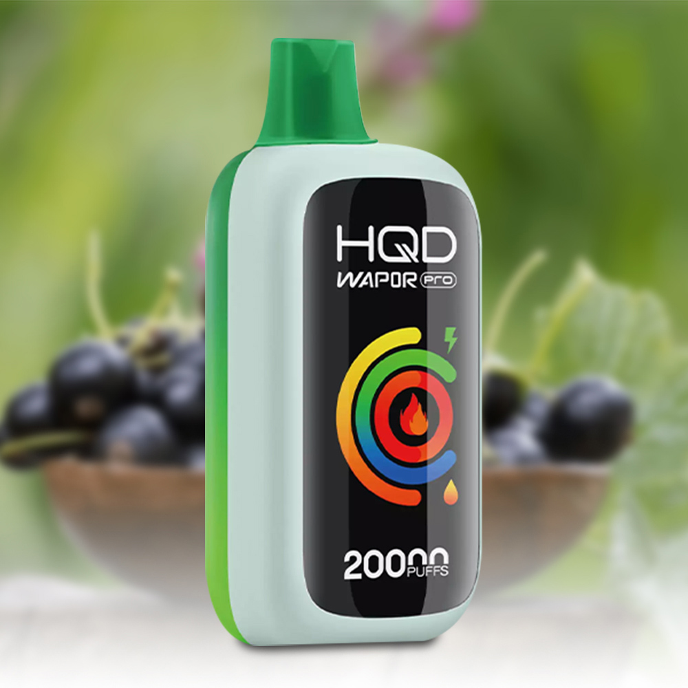 HQD Cuvie Slick 20000 Puffs Blackcurrant Grape 1 HQD WAPOR PRO 20000 Puffs Blackcurrant Grape