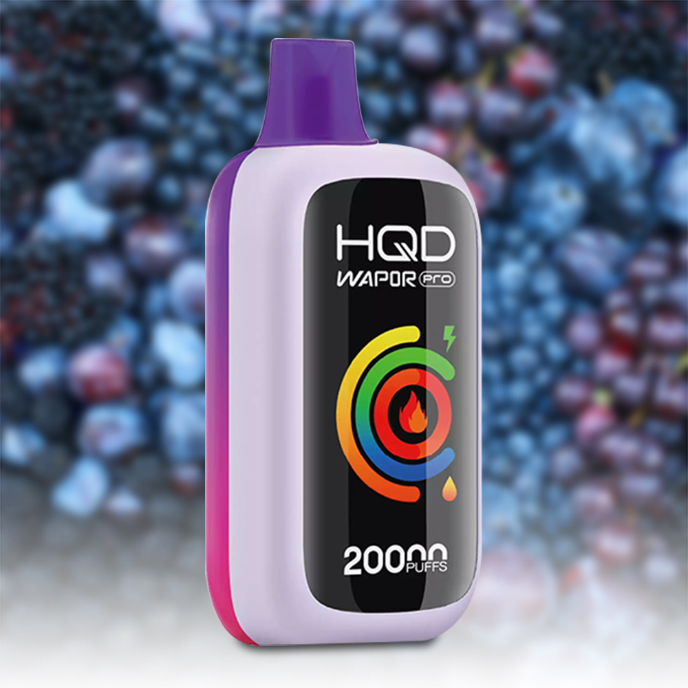 HQD Cuvie Slick 20000 Puffs Blueberry Raspberry Grape 1 HQD WAPOR PRO 20000 Puffs Blueberry Raspberry Grape