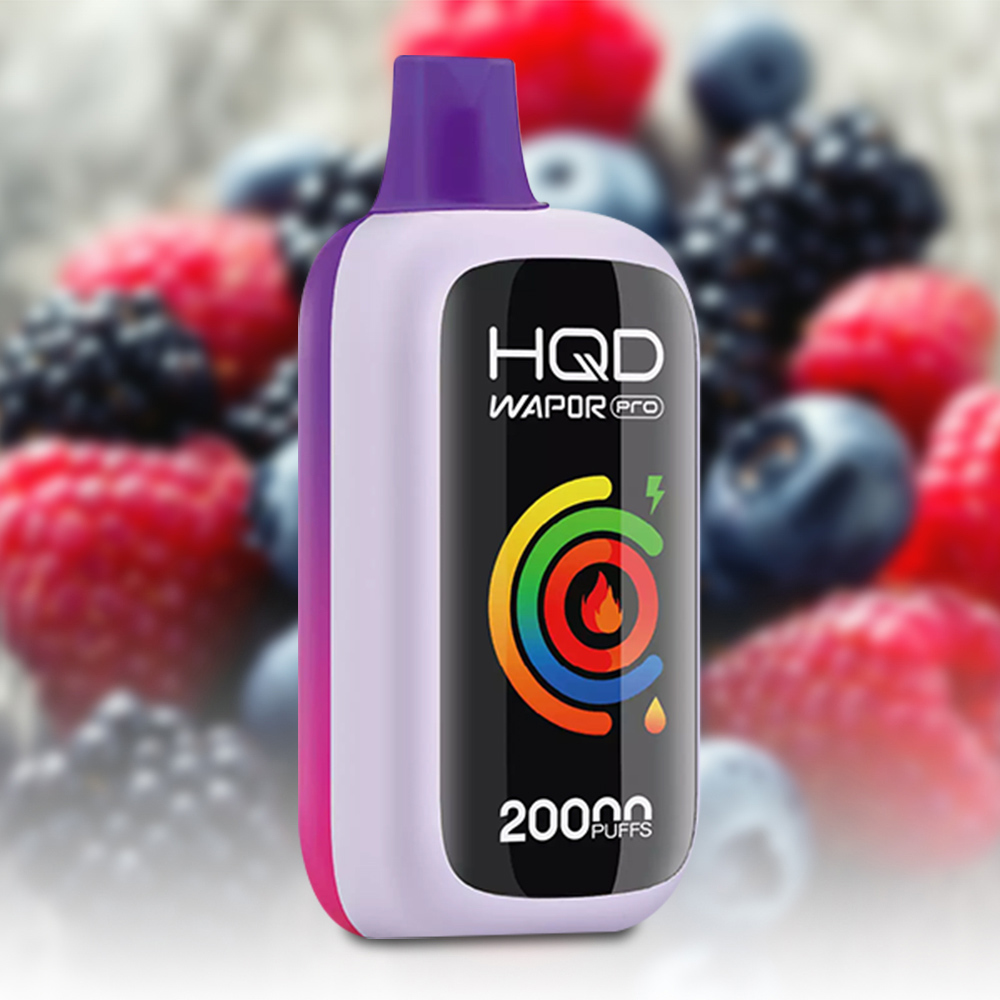 HQD Cuvie Slick 20000 Puffs Blueberry Raspberry 1 HQD WAPOR PRO 20000 Puffs Blueberry Raspberry
