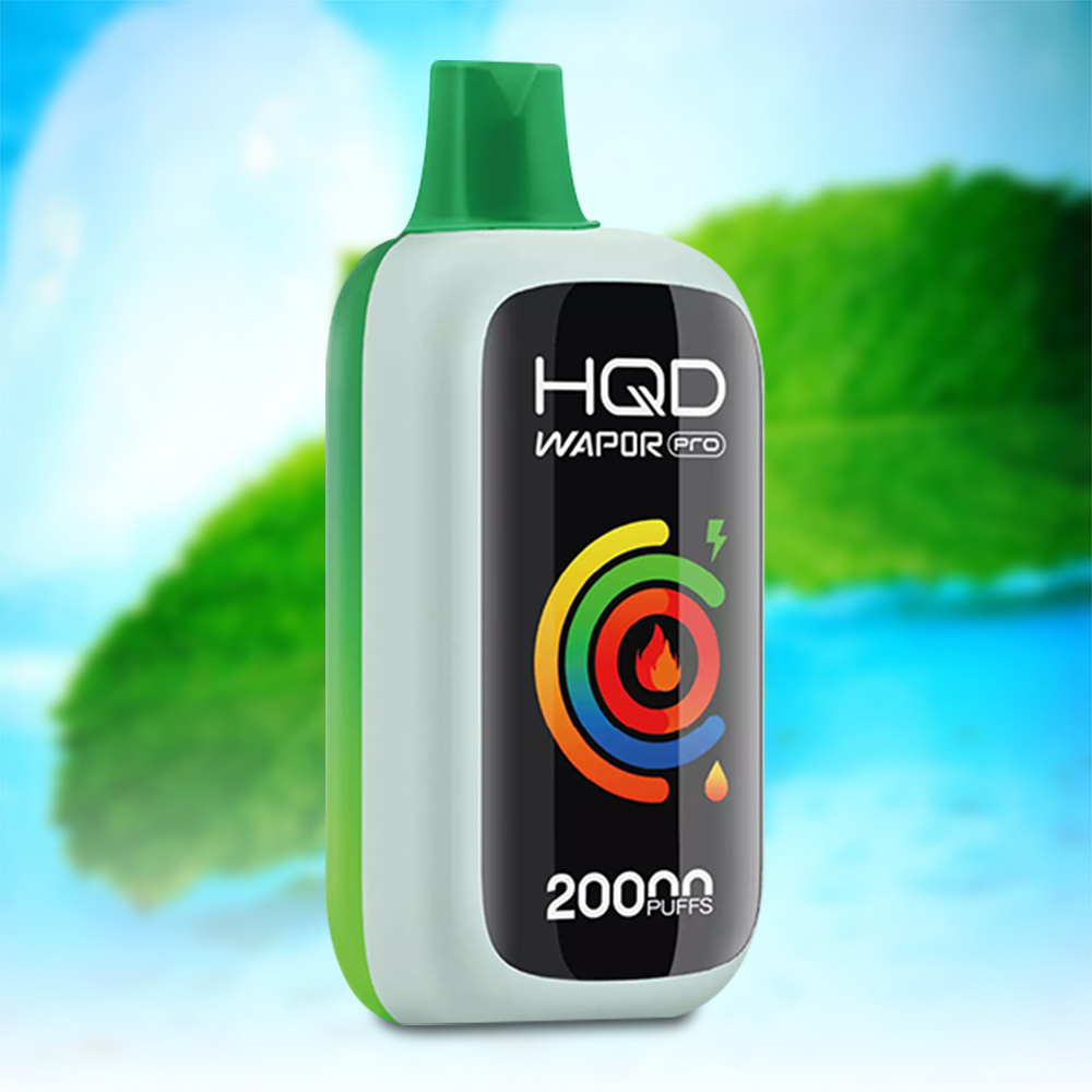 HQD Cuvie Slick 20000 Puffs Ice Mint 1 HQD WAPOR PRO 20000 Puffs Ice Mint