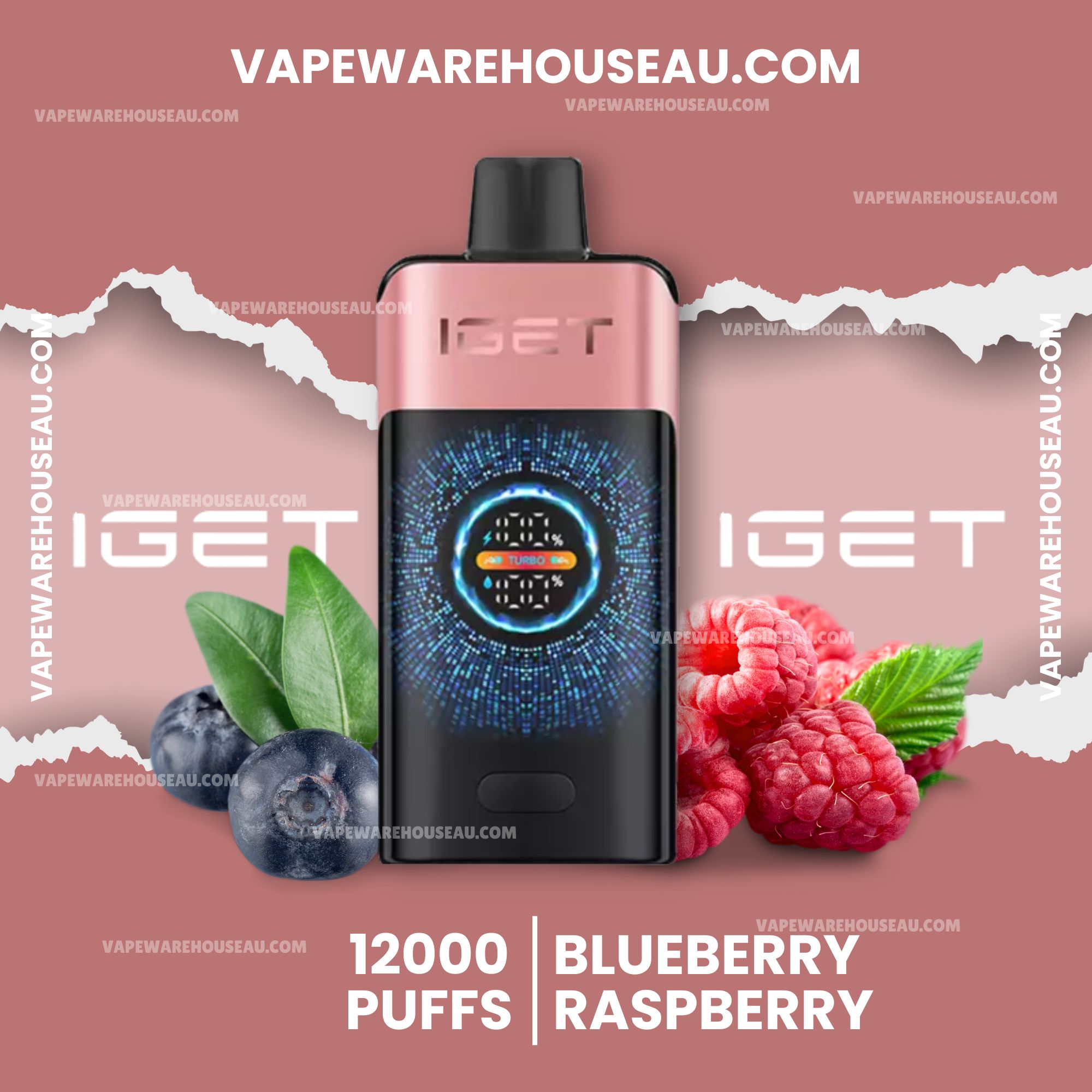 IGET One 12000 Puffs Blueberry Raspberry 1 IGET One 12000 Puffs Blueberry Raspberry