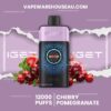 IGET One 12000 Puffs Cherry Pomegranate 4 IGET One 12000 Puffs Cherry Pomegranate