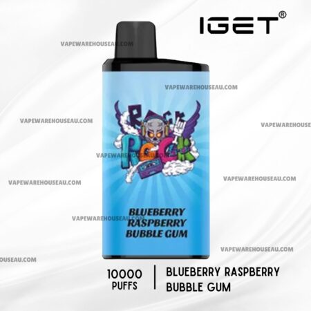 IGET Bar Pro 10000 Puffs Blueberry Raspberry Bubble Gum