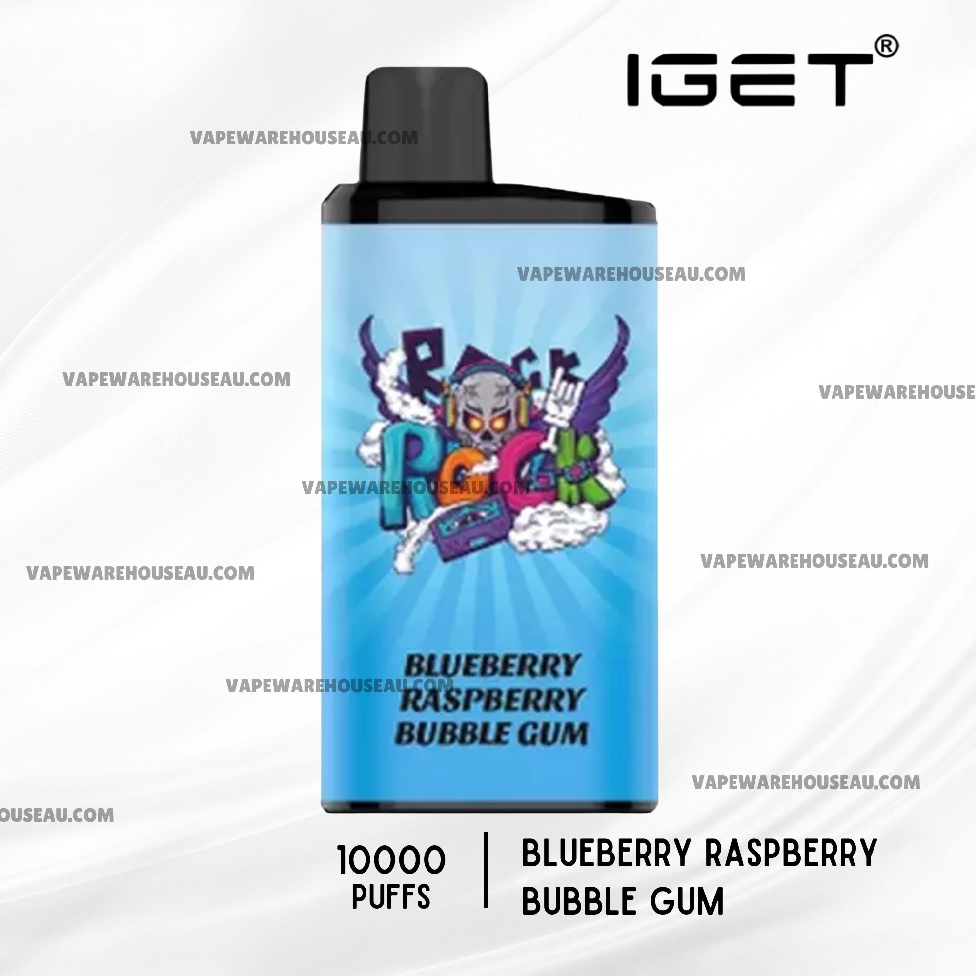 IGET Bar Pro 10000 Puffs Blueberry Raspberry Bubble Gum 1 IGET Bar Pro 10000 Puffs Blueberry Raspberry Bubble Gum