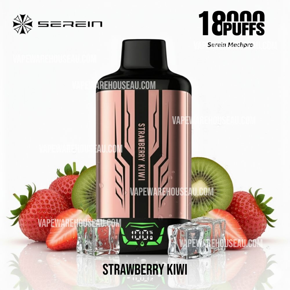 SEREIN MECH PRO 18000 Puffs Strawberry Kiwi 1 SEREIN MECH PRO 18000 Puffs Strawberry Kiwi
