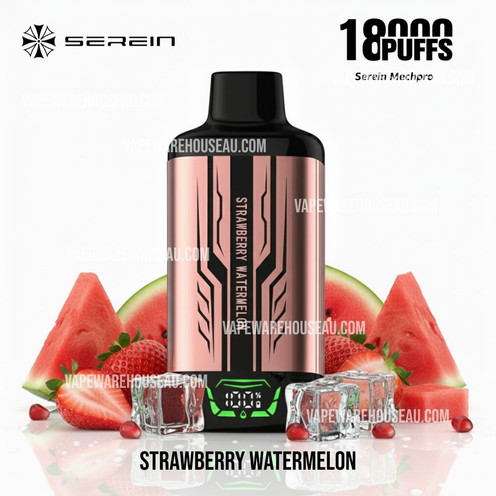 SEREIN MECH PRO 18000 Puffs Strawberry Watermelon 1 SEREIN MECH PRO 18000 Puffs Strawberry Watermelon