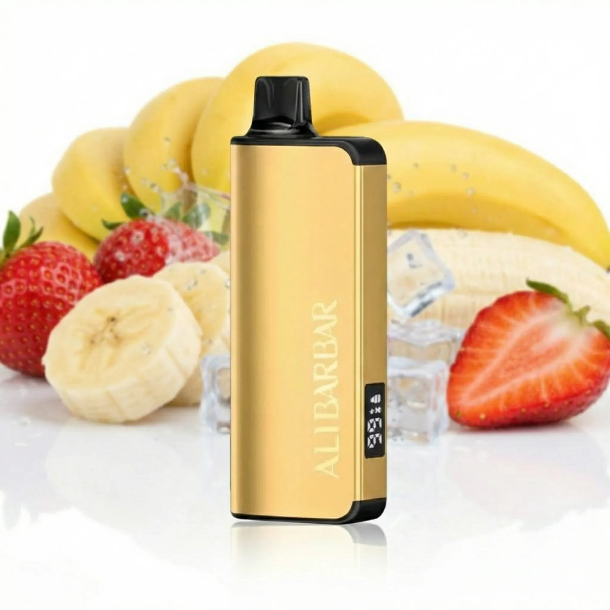 ALIBARBAR INGOT 9000 Puffs Strawnana 1 ALIBARBAR INGOT 9000 Puffs Strawnana