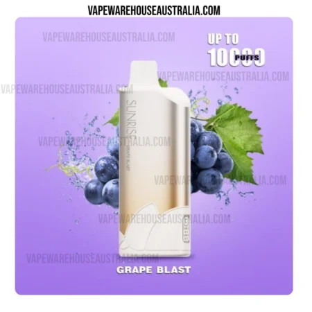 GROO Sunrise 10000 Puffs Grape Blast