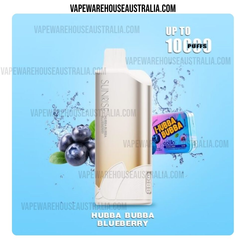 GROO Sunrise 10000 Puffs Hubba Bubba Blueberry 1 GROO Sunrise 10000 Puffs Hubba Bubba Blueberry