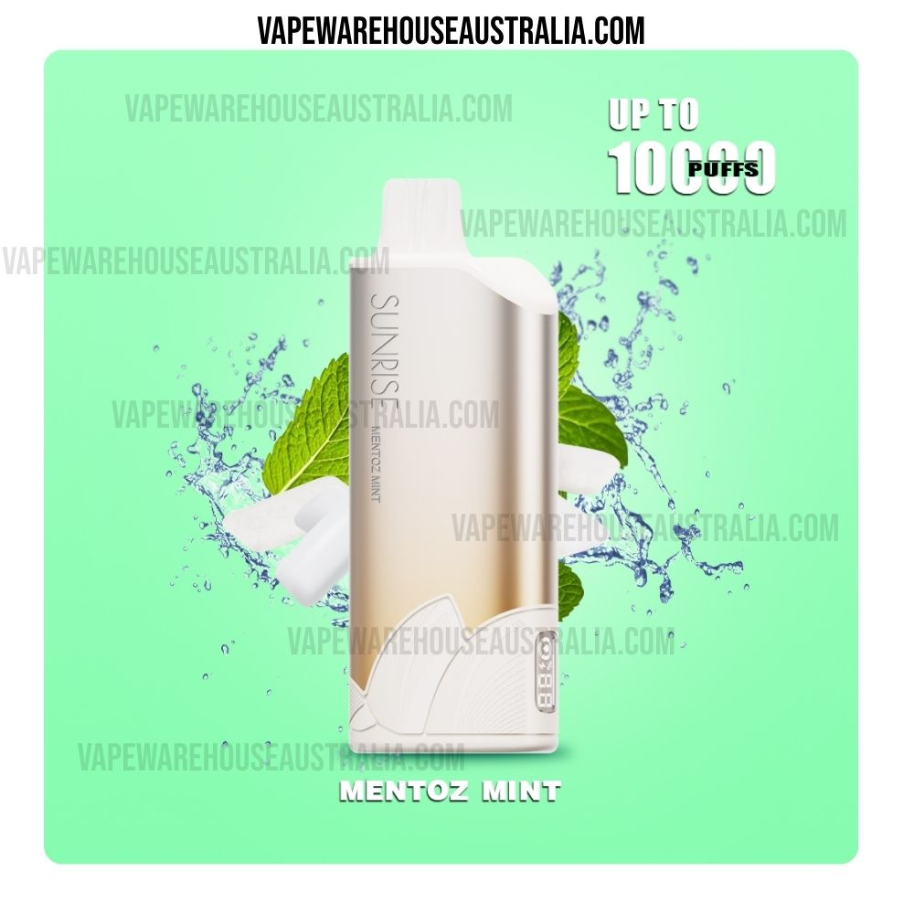 GROO Sunrise 10000 Puffs Mentoz Mint 1 GROO Sunrise 10000 Puffs Mentoz Mint