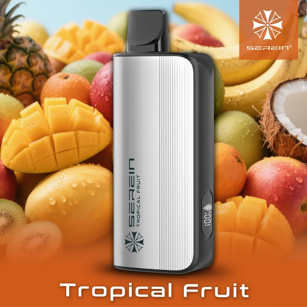 SEREIN MECH 12000 PUFFS TROPICAL FRUIT 1 SEREIN MECH 12000 PUFFS TROPICAL FRUIT